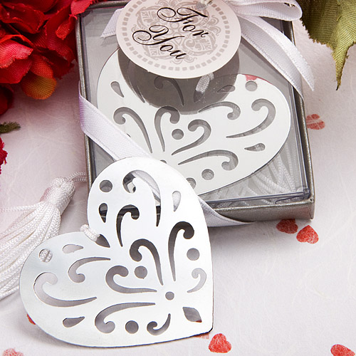 Book Lovers Collection Heart Design Bookmark