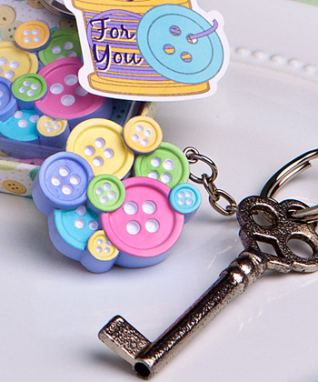 Little Buttons Collection key chain favors