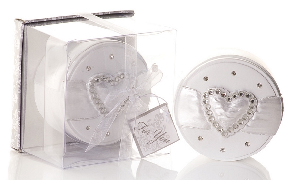 Diamante Heart Trinket Box