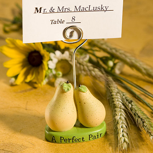 A Perfect Pair Place Card Holder