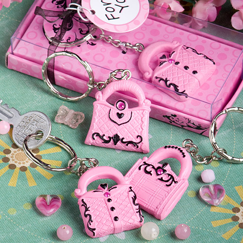 Pretty in Pink Collection Handbag Design Keychain