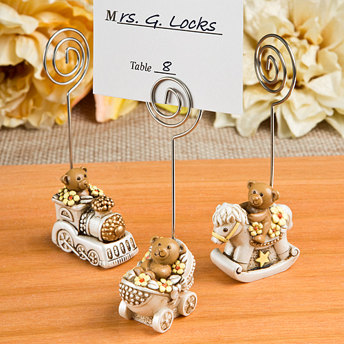 Adorable Teddy Bear Themed Place Card / Note / Photo Holders
