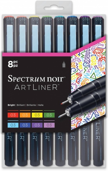 Spectrum Noir ArtLiner - Bright (8pc)