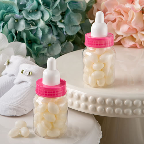 Perfectly plain baby bottle favor - Pink / Girl