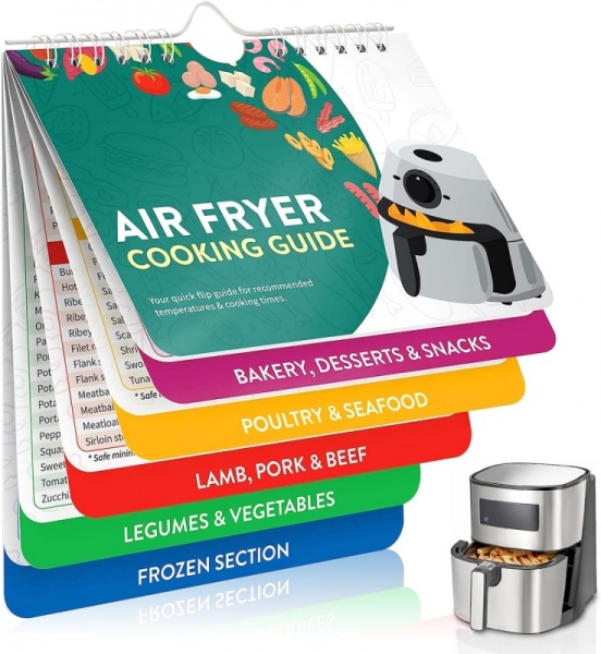 Air Fryer Cheat Sheet - Cooking Times Guide Booklet