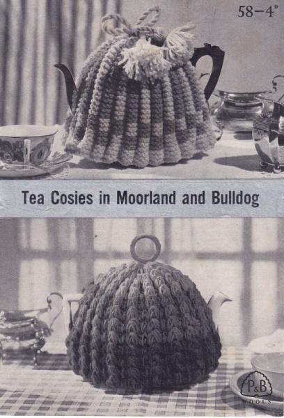 Vintage Patons Knitting Pattern 58 - Tea Cosies