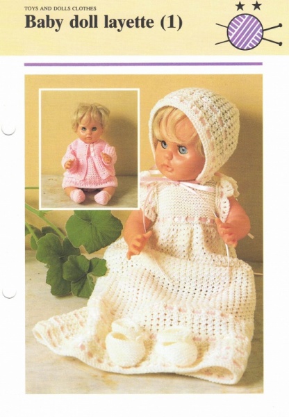 Vintage Hamlyn Knitting Pattern: Baby Doll Layette (1)