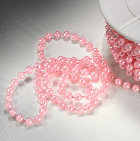 Pink Pearls On A String