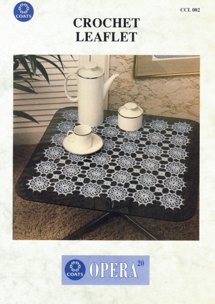 Vintage Coats Crochet Pattern CCL002 - Motif Table Mat