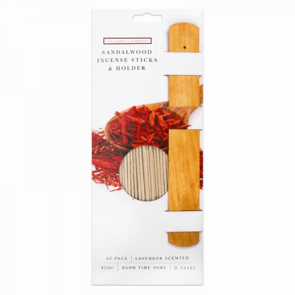 Pack 60 Incense Sticks with Holder