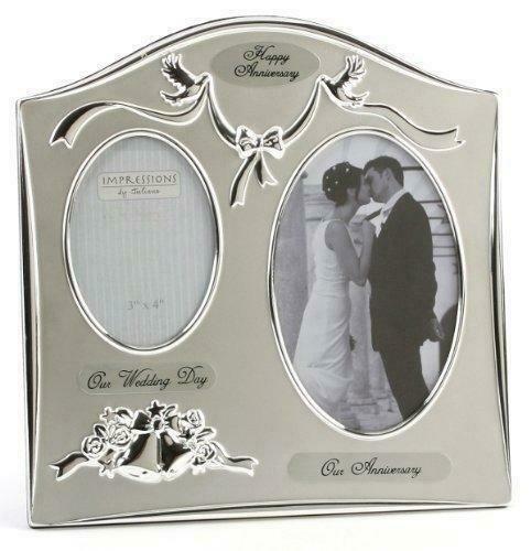 Silver Plated 'Our Anniversary' Photo Frames