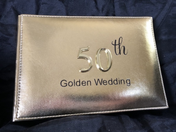 50th Golden Wedding Photograph Album