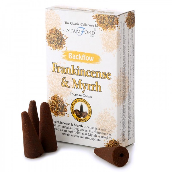 Stamford Backflow Incense Cones - Frankincense & Myrrh