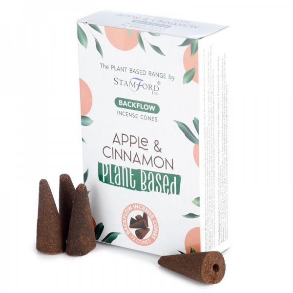 Stamford Premium Plant Based Backflow Incense Cones - Apple & Cinnamon