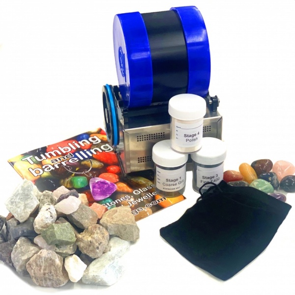 2lb Beach Stone Tumbler  Complete Kit