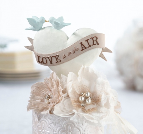 Love Is In The Air Cake Topper