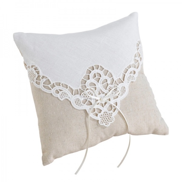 Lillian Rose Country Lace Ring Pillow