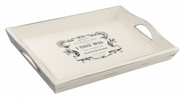 Lillian Rose True Love Wedding Tray