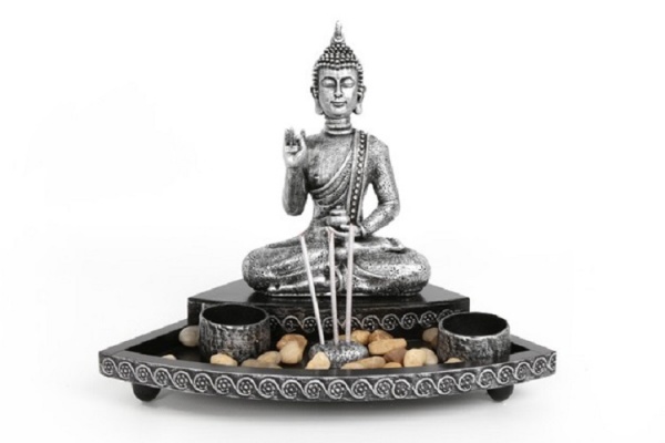 Buddha Tea Light and Incense Holder