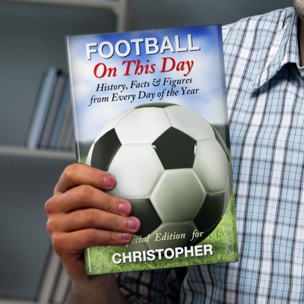 Personalised 'Football On This Day' Book