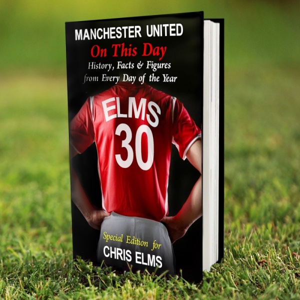 Personalised 'Manchester United On This Day' Book