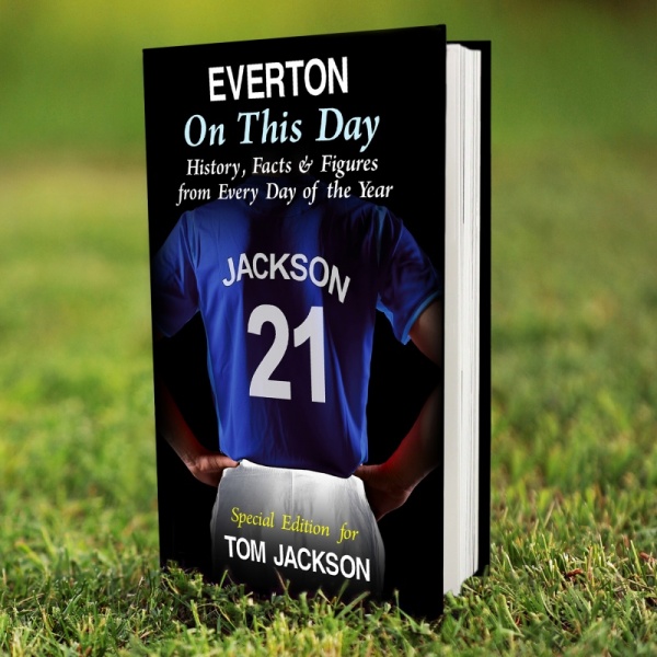 Personalised 'Everton On This Day' Book