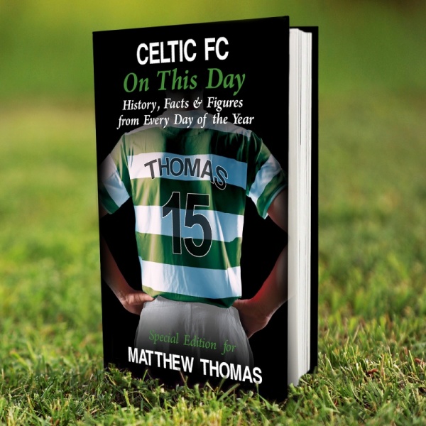 Personalised 'Celtic On This Day' Book