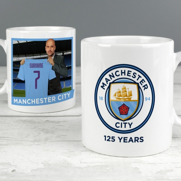 Personalised Manchester City Manager Mug