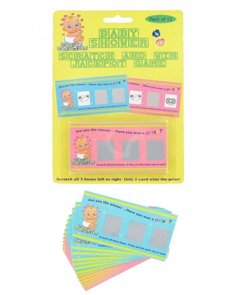 Baby Shower Scratch Card Game