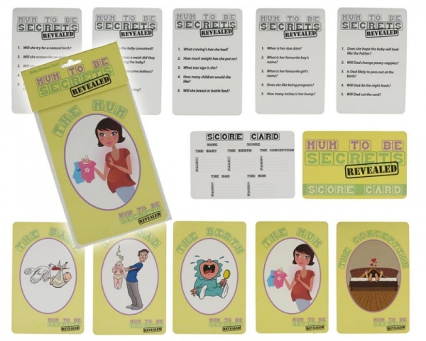 Mum to Be Secrets Revealed Baby Shower Game