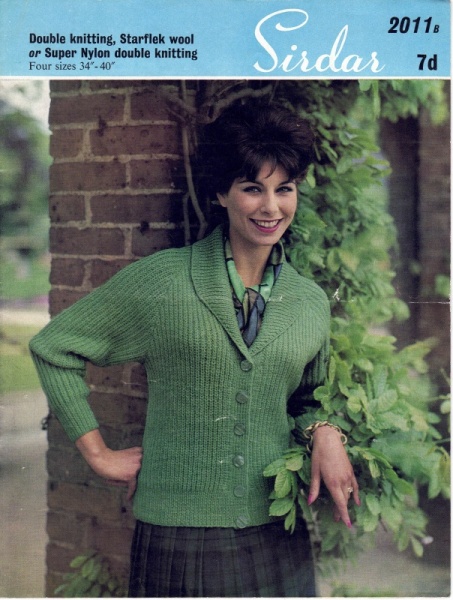 Vintage Sirdar Knitting Pattern No 2011: Lady's Jacket