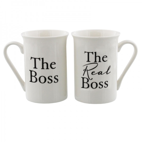 Amore The Boss & The Real Boss Mug Set