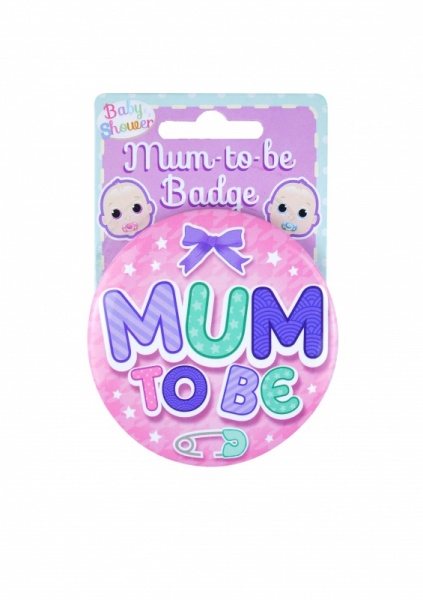 Mum To Be Badge ~ Pink / Blue