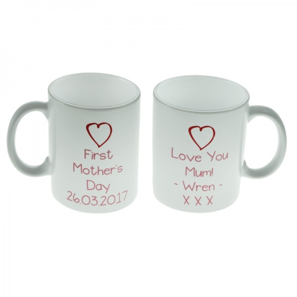 Personalised 'First Mothers Day' Mug