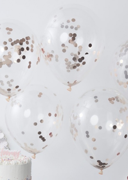 Pack 10 Foil Confetti Balloons