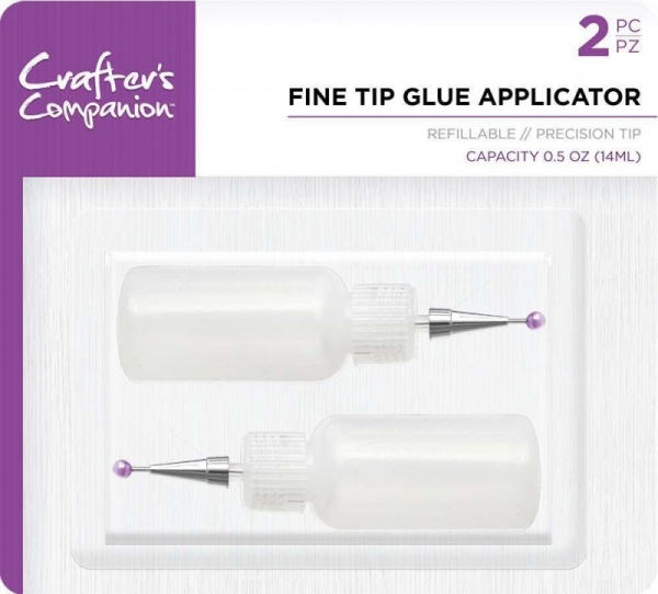 Crafters Companion - Fine Tip Glue Applicator (2PC)