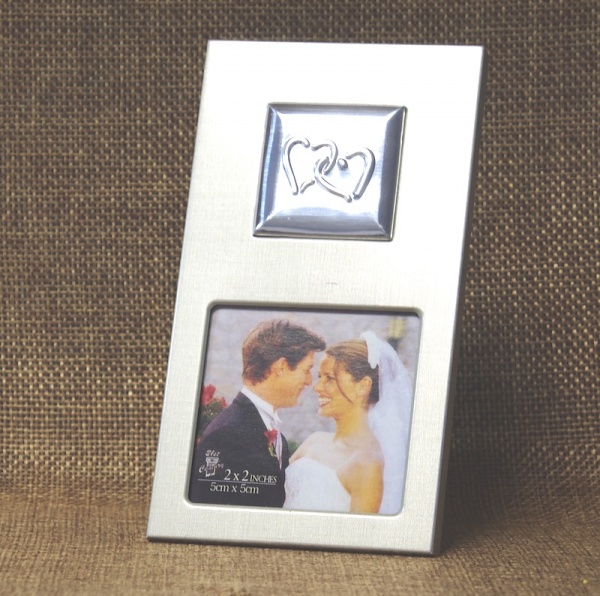 Interlocking Hearts Photo Frame - Bulk Pack 6 Favors