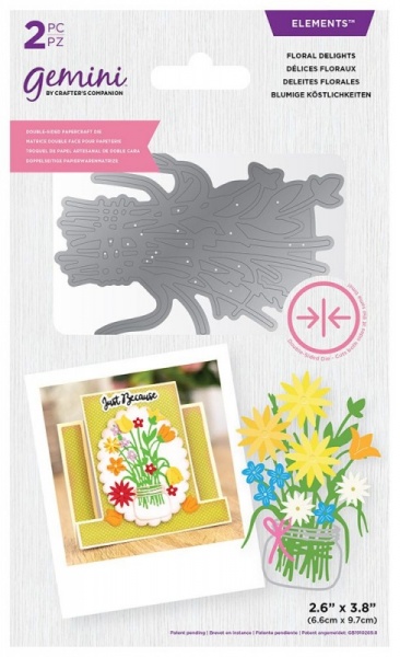 Gemini Double-Sided Layerable Topper & Image Die - Floral Delights