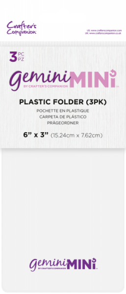 Gemini Mini Accessories - Plastic Folder - Pack of 3