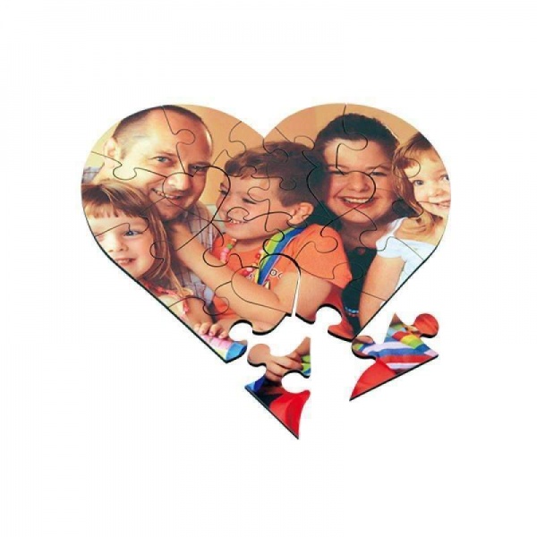 Personalised Wooden Heart Photo Jigsaw ~ Christmas, Baby, Weddings, Holidays