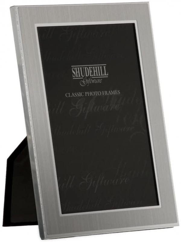 Shudehill 4'' x 6'' Plain Satin Silver Classic Photo Frame