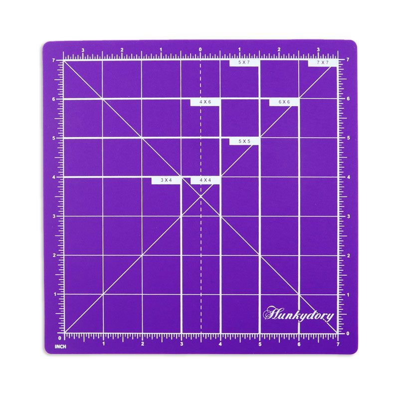 Hunkydory Premier Craft Tools - Double Sided Cutting Mat - 8'' x 8''