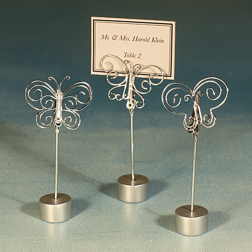 Butterfly Design Place Card Holders