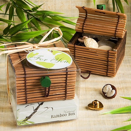 Natural Selections Collection Bamboo Trinket Box