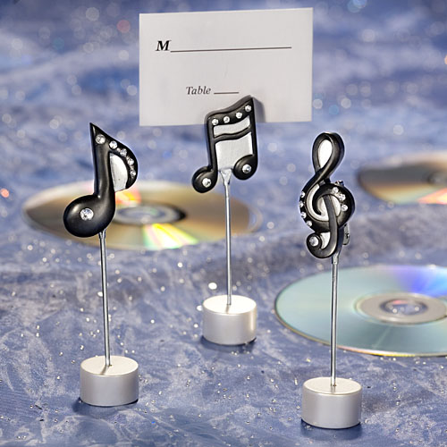 Musical Note Design Place Card / Photo Holder