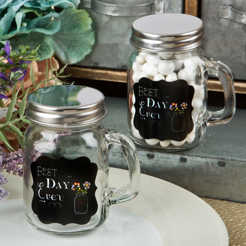 Sayings collection 'Best Day Ever' glass mason jar