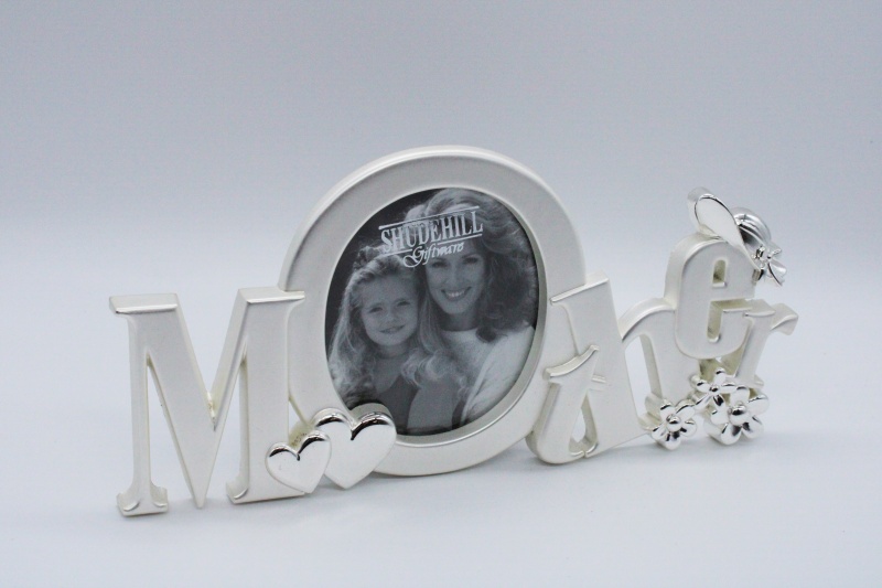 Two Tone Silver Plated Photo Frame - Mother