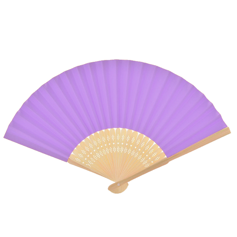 Lilac Paper Fan Favors