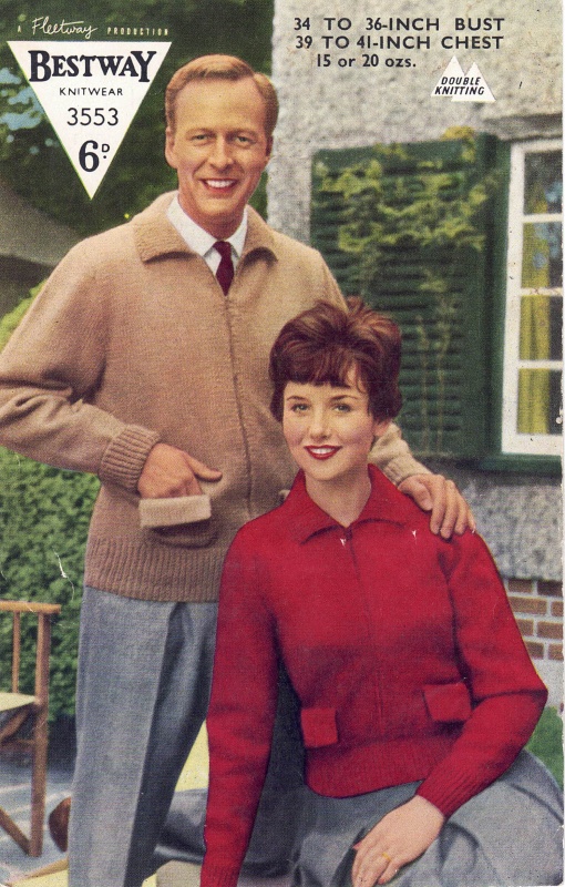 Vintage Bestway Knitting Pattern 3553 - Lumber Jackets