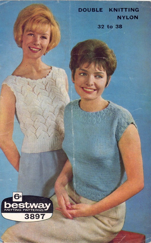 Vintage Bestway Knitting Pattern 3897 - Lady's Jumpers